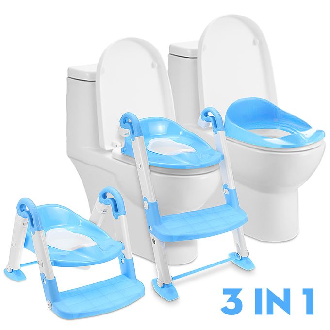 Portable Training Kids Toilet Trainer /Ladder-Blue